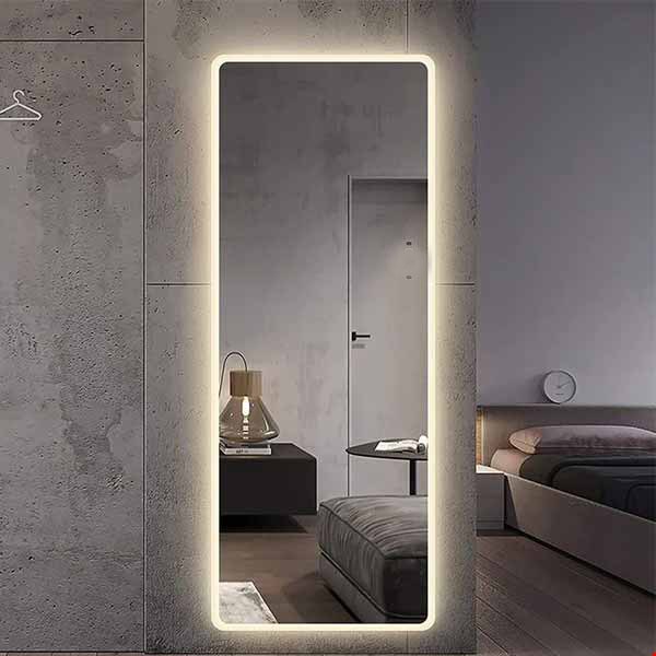 آینه قدی نوردار مستطیل بک لایت