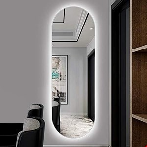 آینه قدی نوردار دو سر هلال بک لایت