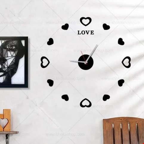 ساعت دیواری پازلی طرح قلب برند Zlish