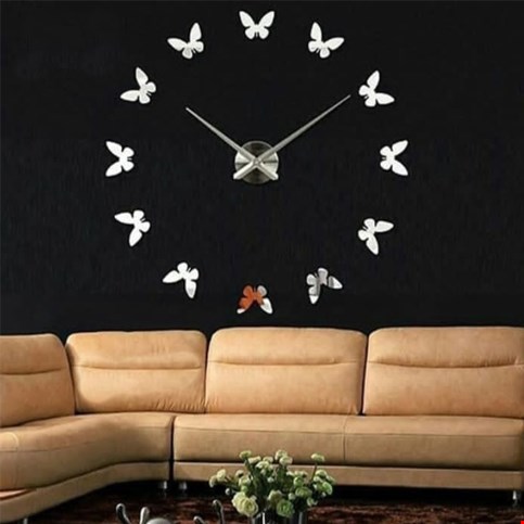 ساعت دیواری پازلی طرح پروانه برند zlish