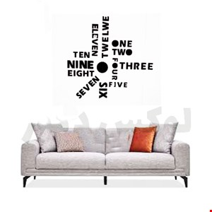 ساعت دیواری پازلی طرح ناین 